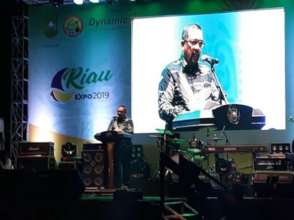 Wagubri Edy Natar Resmi Tutup Perhelatan Riau Expo 2019