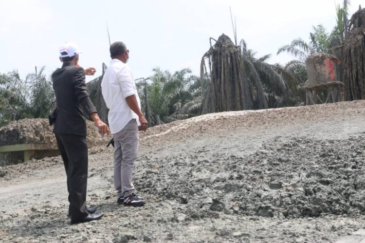 Komisi IV Lihat Semburan Gas di Ponpes Al Ihsan Tenayan Raya Sudah Mulai Menghilang