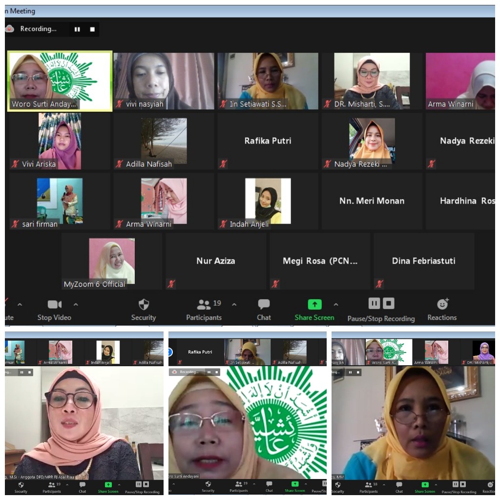 Sambut Hari Perempuan Nasional 2021, PDNA Pekanbaru Taja Webinar Perempuan Sehat Fisik dan Psikis