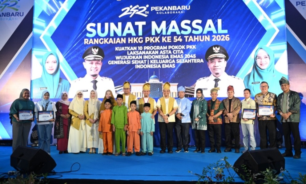 Rangkaian HKG PKK ke-54, 1.200 Anak Ikuti Khitanan Massal Gratis di Pekanbaru