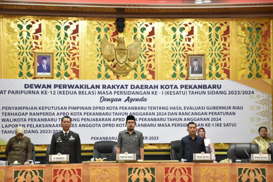 DPRD Gelar Paripurna Keputusan Pimpinan DPRD Terhadap Hasil Evaluasi Gubri