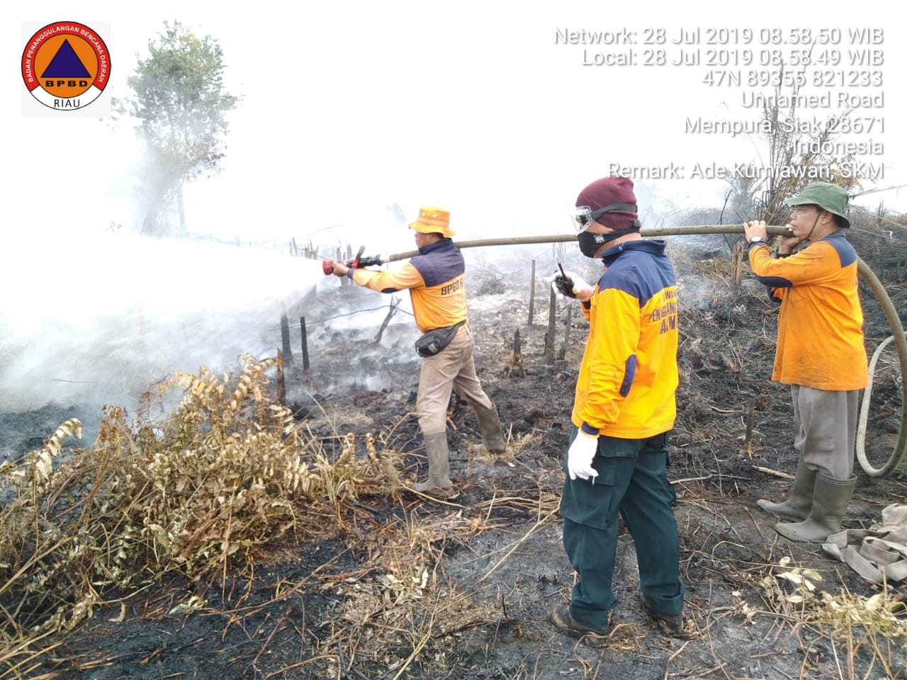 Satgas Karhutla Riau Kesulitan Padamkan Api di 10 Kabupaten