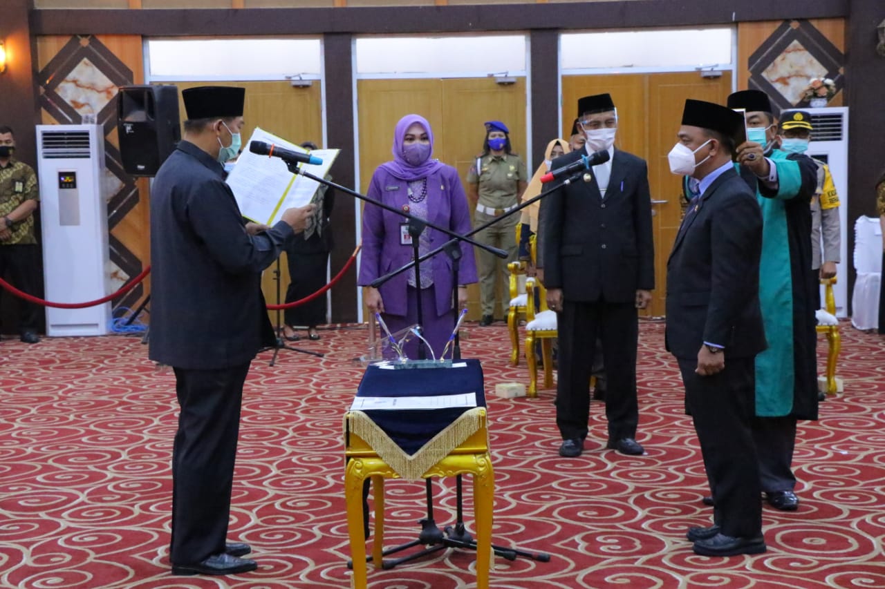 Wali kota Resmi Lantik Muhammad Jamil Sebagai Sekda Kota Pekanbaru